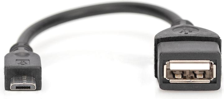 Actual product image Digitus USB2.0 adapter cable, OTG, 0.2m (0.20 m, USB 2.0)