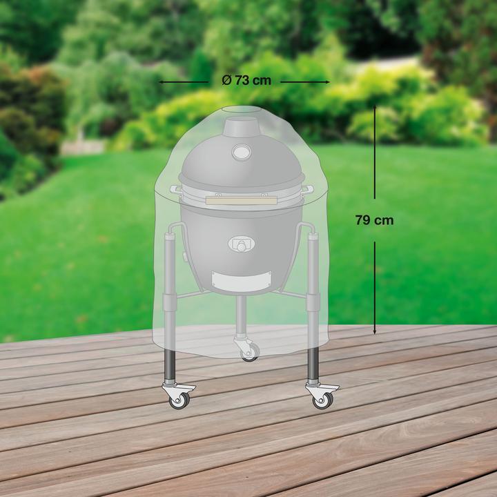 Produktbild Mehr Garten Schutzhülle für Keramikgrill Premium 2.0 Schwarz (Grill)