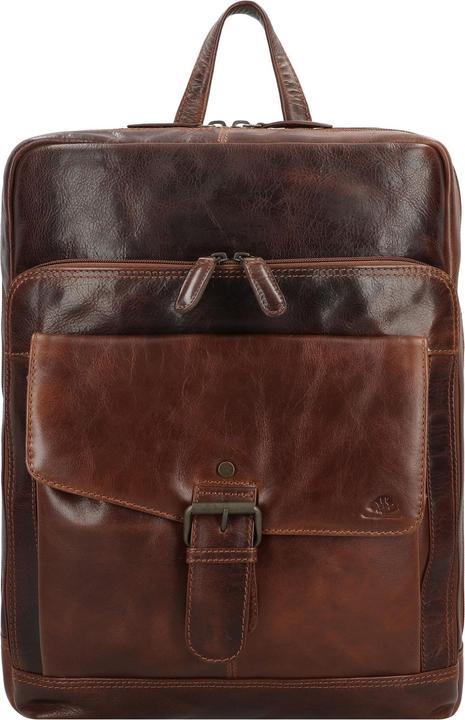 Greenburry Rugged Rucksack Leder 39 cm Laptopfach (15 l)