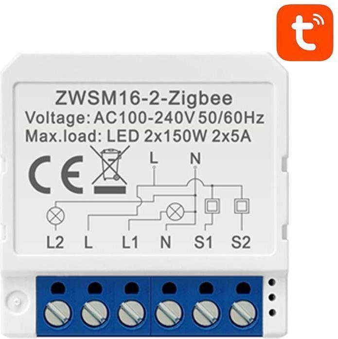 Avatto Smart Switch Module ZigBee ZWSM16-W2 TUYA (Heating actuator)