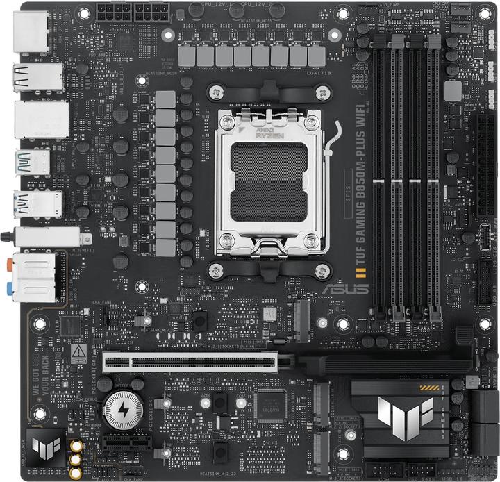 Produktbild ASUS TUF Gaming B850M-Plus Wifi (AM5, AMD B850, mATX)