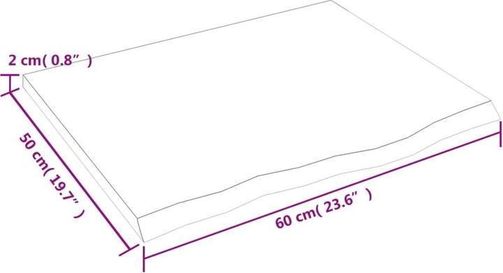 Actual product image VidaXL Emerald (60 x 50 x 2 cm)