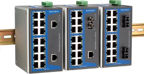 Image du produit Moxa EDS-316-MM-ST - Commutateur - non géré - 14 x 10/100 + 2 x 100Base-FX (14 Ports)