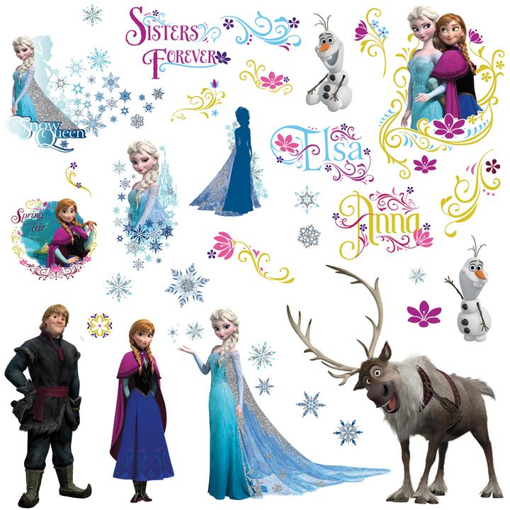 Actual product image Roommates RM - DISNEY Frozen glittery