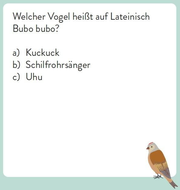Produktbild Das Vogel-Quiz (Deutsch)