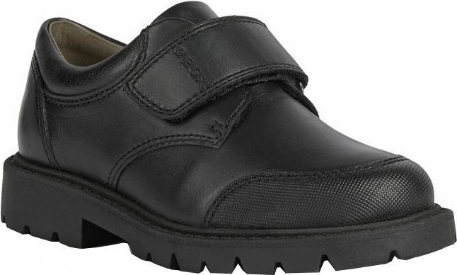 Geox Jungen SchulUniformSchuhe Shaylax Einzelner Riemen Leder