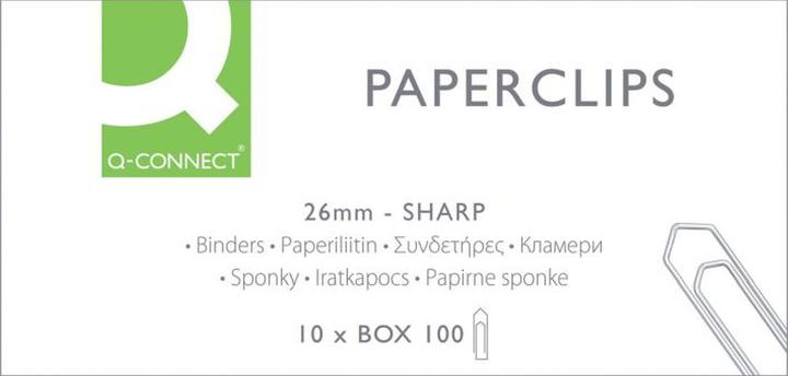 Q-Connect Pinces à lettres, forme pointue (100 x)