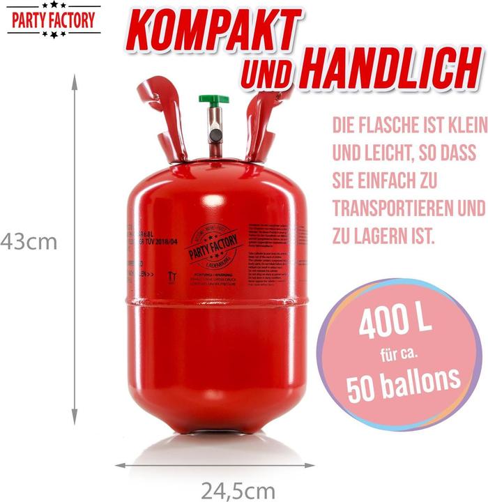 Image du produit Bouteille d'hélium