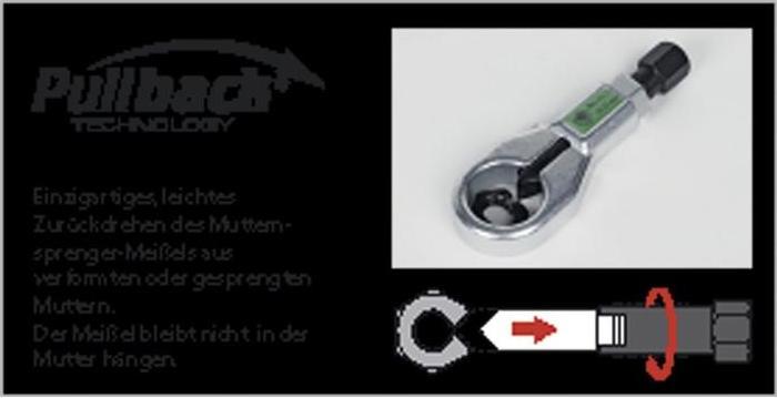 Actual product image Kukko Nut splitter series 54 Nutgr.17-36mm/M12-M24 2-bladed mechanical