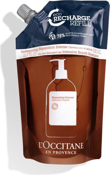 L'Occitane Intensive Repair Shampoo - Refill (500 ml, Flüssiges Shampoo)