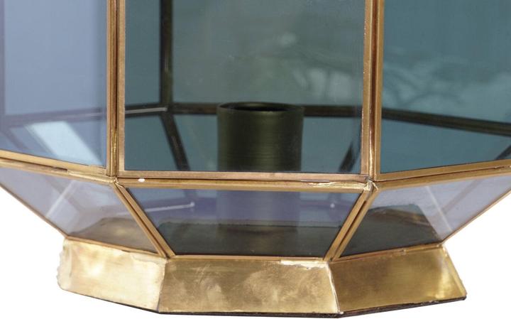 Immagine prodotto DKD Home Decor Desk lamp Crystal Blue Golden 220 V Brass 50 W Modern (29 x 29 x 25 cm)