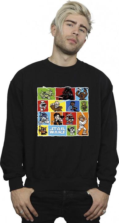 Immagine prodotto Star Wars Comic Drawing Montage Felpa Uomo (L)