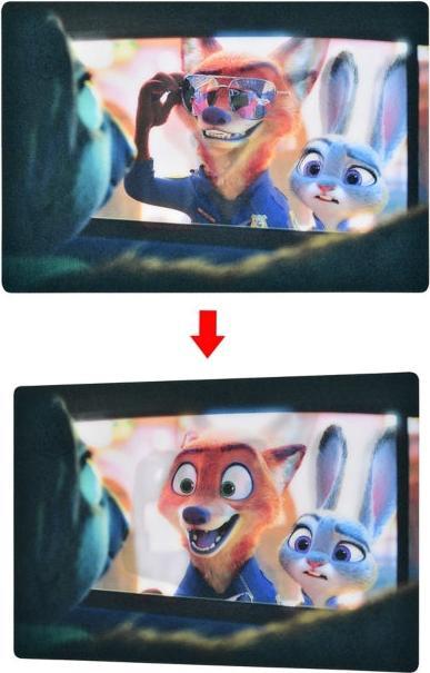 Image du produit Disney Judy Hopps & Nick Wilde, Carte postale Flash lenticulaire (1 pcs)