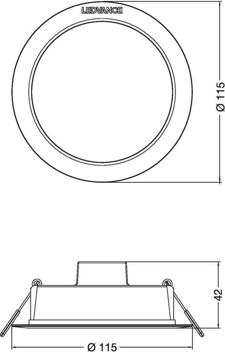 Produktbild Ledvance LED-Downlight (800 lm)