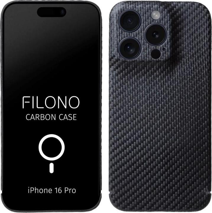Produktbild Filono Carbon Case iPhone 16 Plus MagSafe kompatibel (Apple iPhone 16 Plus)