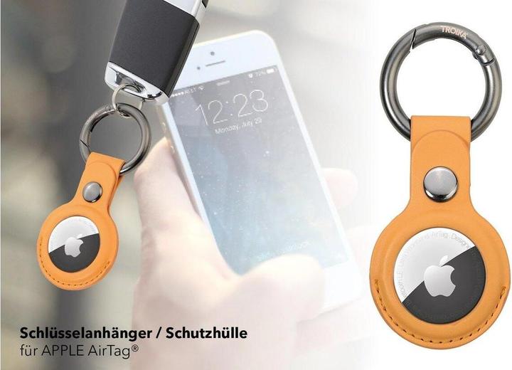 Produktbild Troika Schlüsselanhänger Airtag Cover Gelb