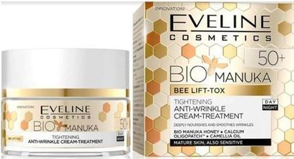Produktbild Eveline Bio Manuka 50+ Tightening Anti-Wrinkle Cream-Treatment On Day And Night 50Ml (50 ml, 24h Creme)