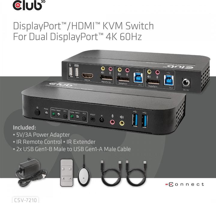Actual product image Club 3D CSV-7210