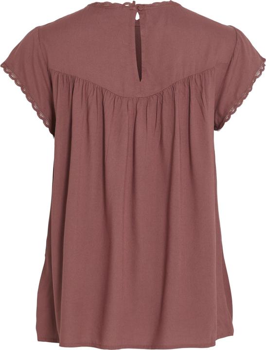 Actual product image Vila Detailed top with short sleeves (38)