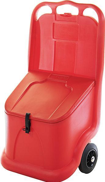 Immagine prodotto eurokraft basic Carrello universale, ideale per materiale sfuso, capacità 75 l, rosso.