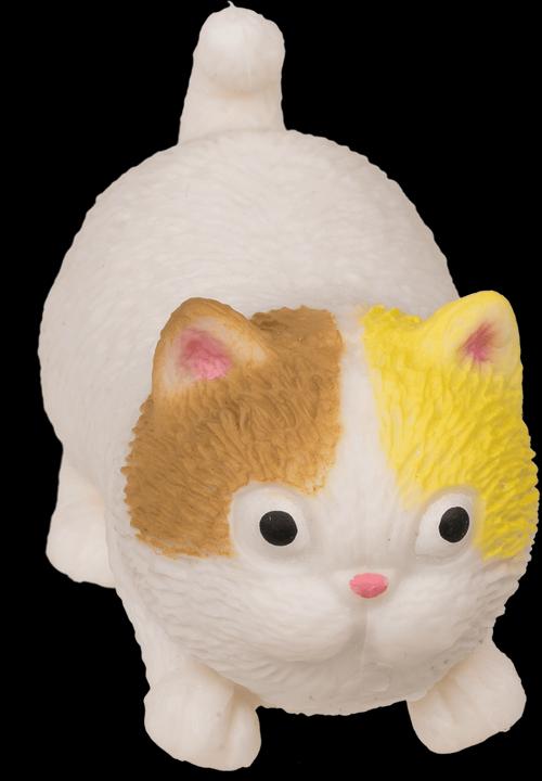 Actual product image Out of the blue Anti stress stretch animal cat white (6 cm)