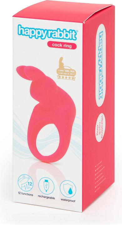 Produktbild Happy Rabbit Rechargeable Vibrating Rabbit Cock Ring Pink (3 cm)