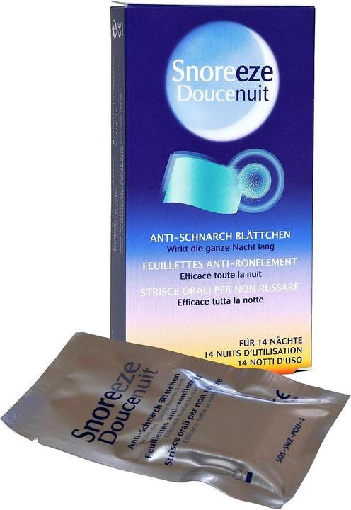 Actual product image Snoreeze Doucenuit anti-snoring leaf
