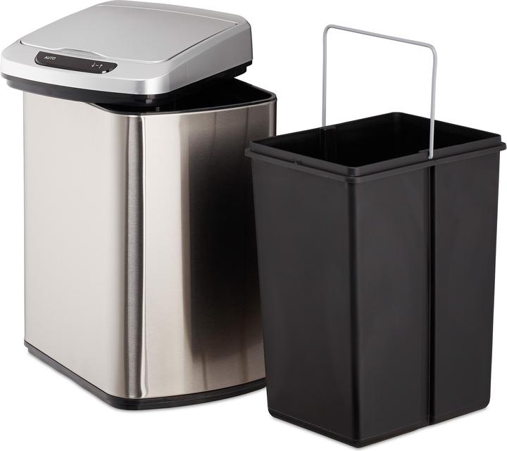 Actual product image Relaxdays Sensor Mülleimer (12 l)