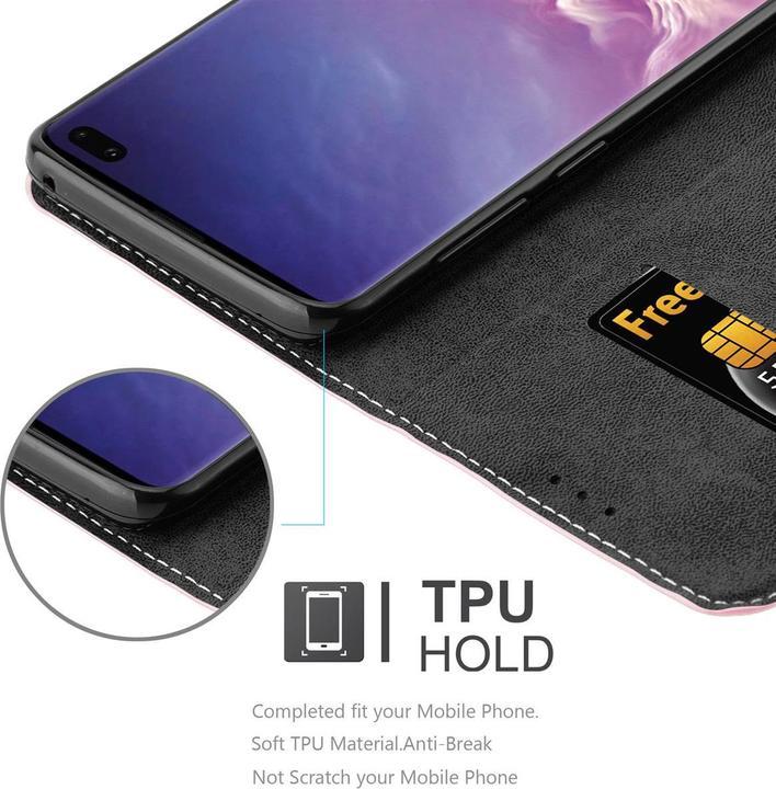 Actual product image Cadorabo X-Wallet faux leather suit cover (Samsung Galaxy S10+)