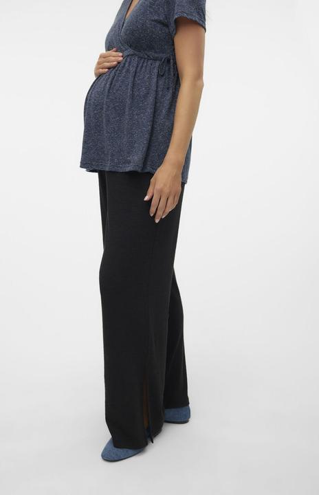 Actual product image Mamalicious Wide leg cut Side slits Trousers Suit trousers (M)