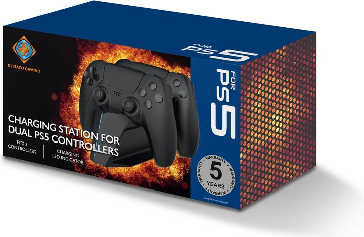 Produktbild Deltaco Gaming Dual Ladestation (PS5)