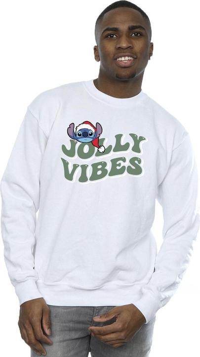 Actual product image Disney Mens Lilo & Stitch Jolly Chilling Vibes Sweatshirt (4XL)