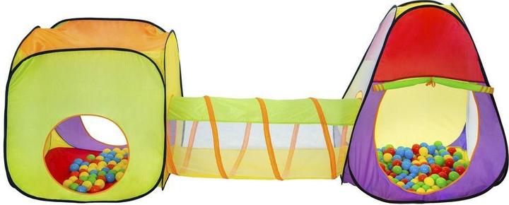 Immagine prodotto tectake Tenda da gioco a piramide con tunnel, 200 palline e borsa