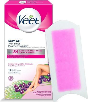 Immagine prodotto Veet strisce di cera depilatoria per pelle normale 12 pz. (12 x)