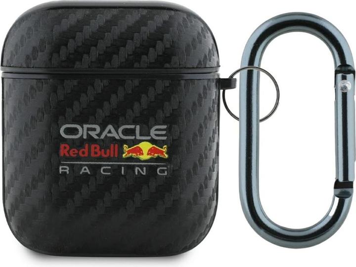 Actual product image Red Bull Case PU Carbon Logo for AirPods 1/2 black (Headphone bag)