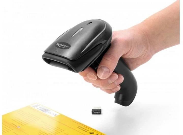 Immagine prodotto Delock Scanner di codici a barre laser 1D per 2,4 GHz, Bluetooth o USB (Codici a barre 1D)