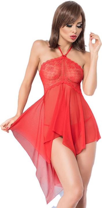 Actual product image Chili Rose Set babydoll / thong (S/M)