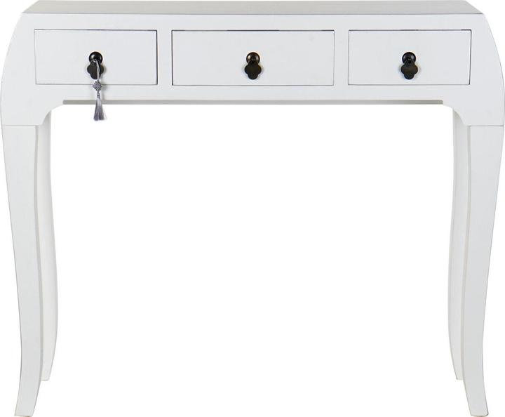 Image du produit DKD Home Decor Console White Silver Fir MDF Wood (96 x 26 x 80 cm)