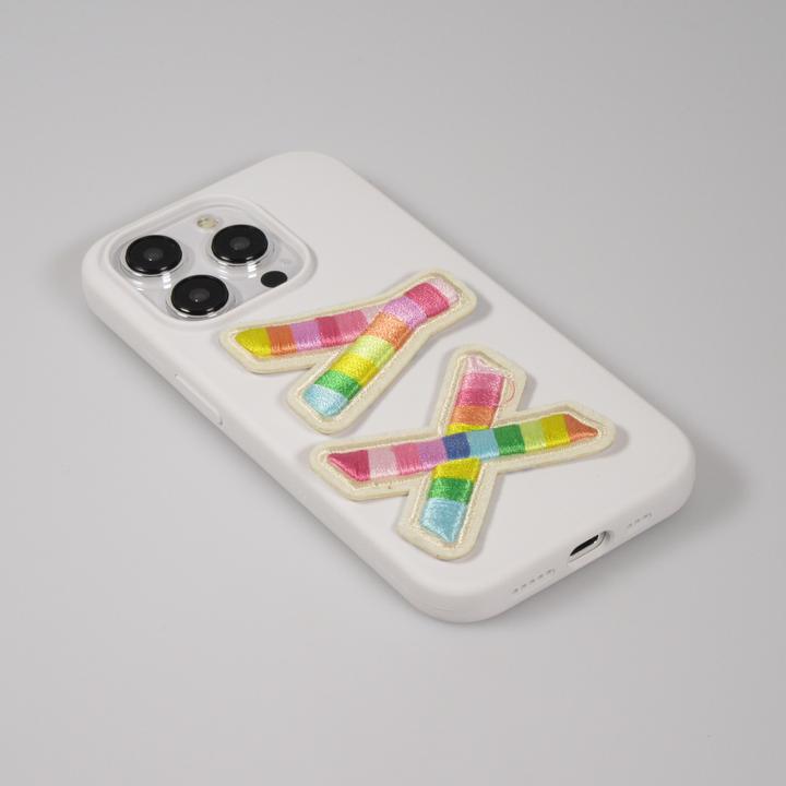 Actual product image PhoneLook Autocollant sticker pour téléphone/tablette/ordinateur brodé en 3D Lettre E