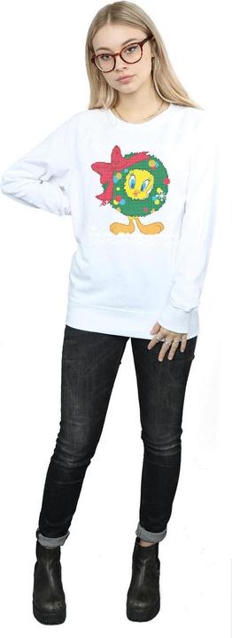 Produktbild Looney Tunes Tweety Pie Christmas Fair Isle Sweatshirt (L)