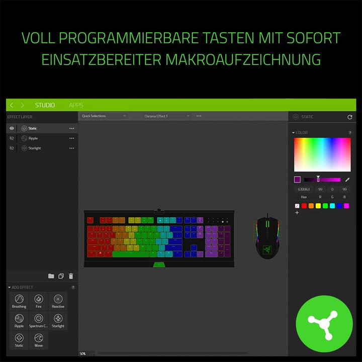 Produktbild Razer Cynosa Chroma (CH, Kabelgebunden)