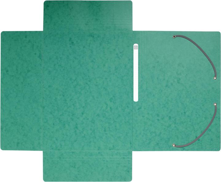 Actual product image Exacompta Elastic band folder Presspan elastic closure green (A4, 1 x)