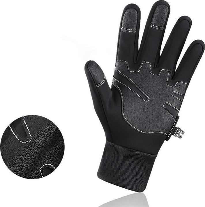 Image du produit Hurtel Gants de téléphone de sport isolés et antidérapants (taille XL) - noirs (XL)
