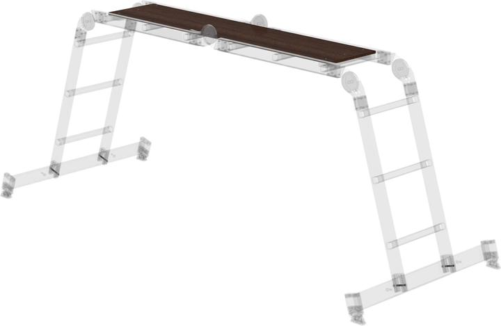 Image du produit kaiserkraft Platelage en bois pour échelles multifonctionnelles 4 pièces convient à la référence. 031310 et (Échafaudages, 140 cm)