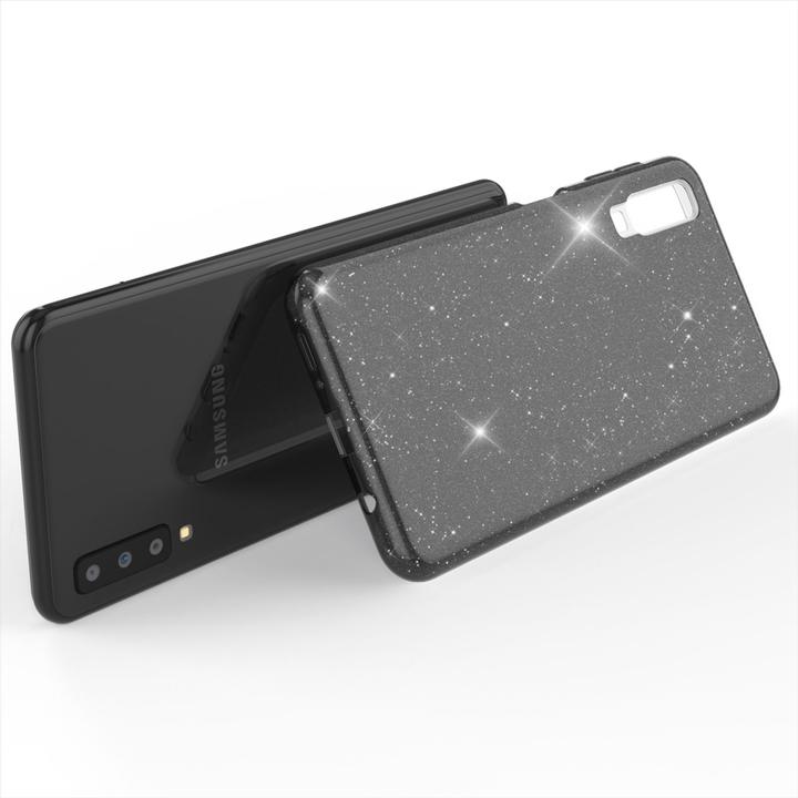 Actual product image Nalia Glitter mobile phone cover (Samsung Galaxy A7 (2018))
