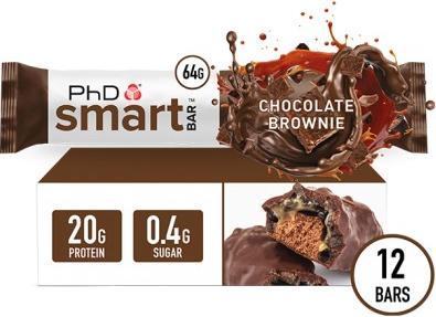 Produktbild PhD Nutrition Smart Bar (Chocolate Brownie, 12 Stk., 768 g)