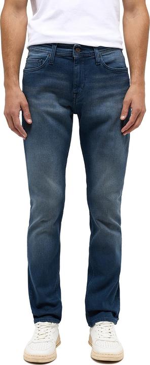 Mustang Mid Rise Vegas Jeans Slim Fit Dark Blue Used
