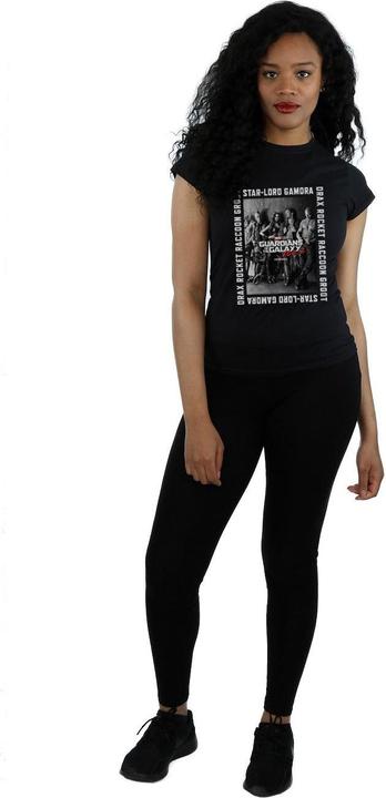 Actual product image Womens/Ladies Guardians Of The Galaxy Framed Poster Cotton T-Shirt (L)