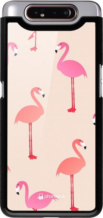 Actual product image PhoneLook Coque Pink Flamingos Pattern (Samsung Galaxy A80)