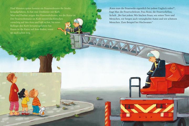 Image du produit Livres d'images Max : nous rendons visite aux pompiers, à la police et au chantier de construction (Allemand)
